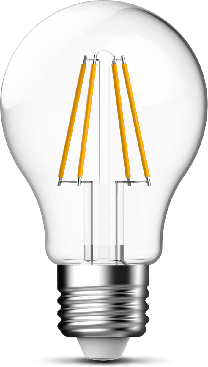 GP LED Filament globlampa, E27, 470lm
