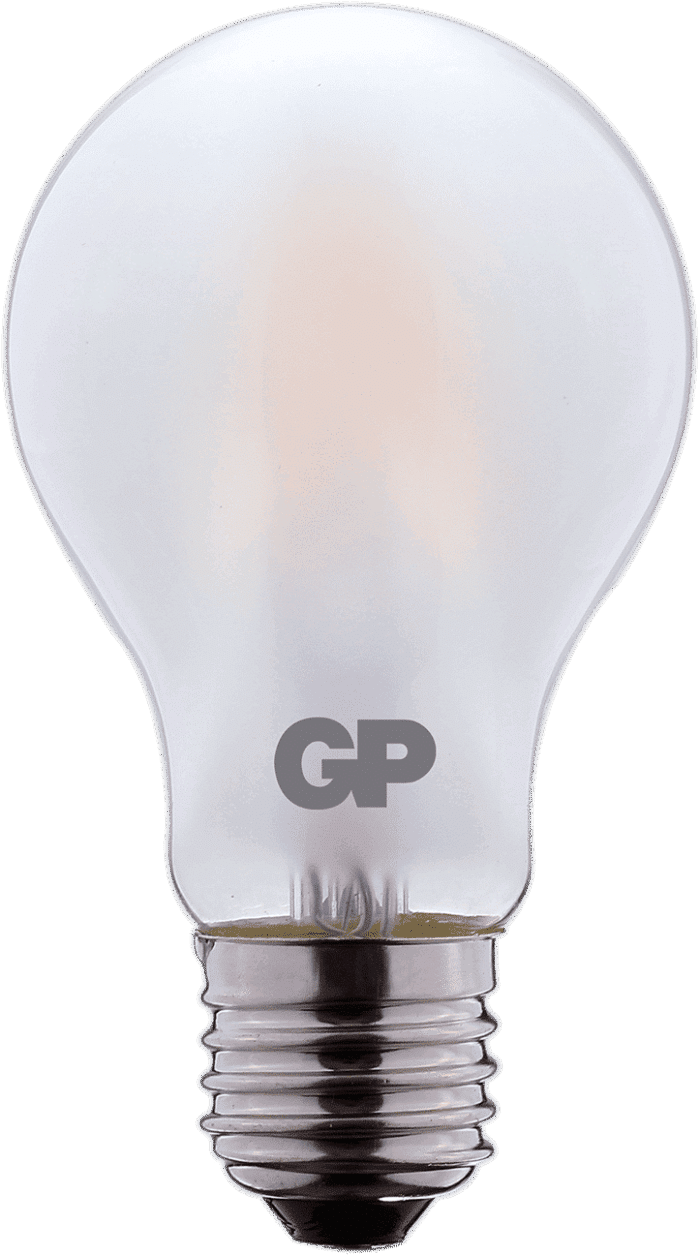 GP LED Filament globlampa Frozen dimbar, E27, 470lm