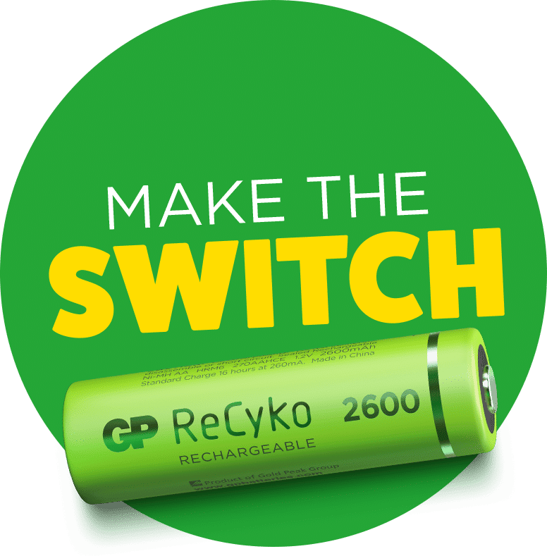 GP ReCycKo 4 pile rechargeables AAA 950mAh