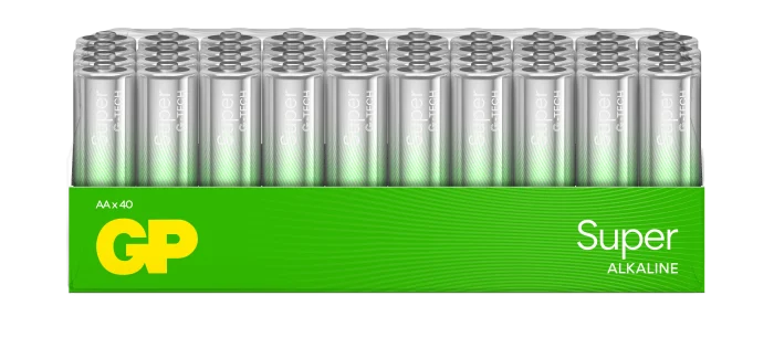 GP Super AA-batteri 40-pack