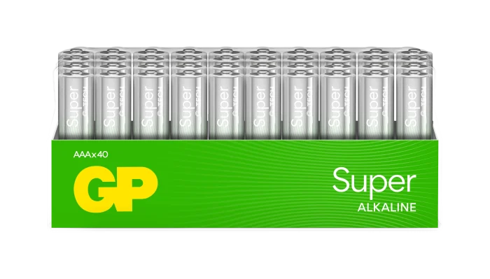GP Super AAA-batteri 40-pack