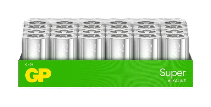 GP Super C-batteri 24-pack