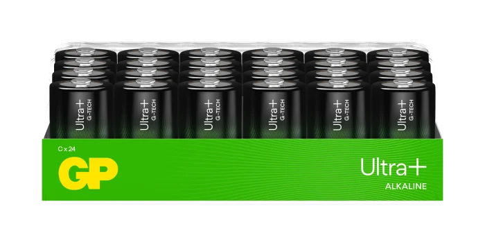 GP Ultra Plus C-batteri 24-pack