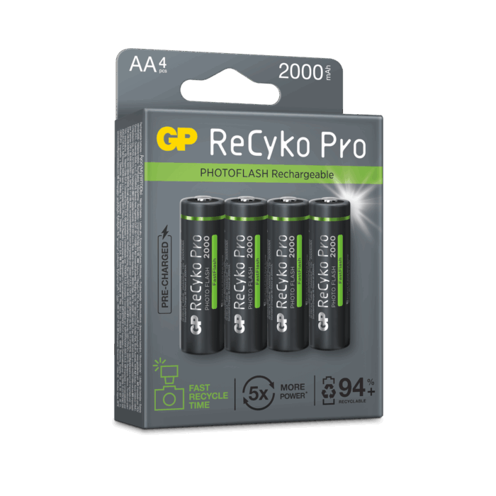 GP ReCyko Photoflash AA-batteri