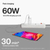 GP USB-kabel USB-C till USB-C, 2m, 100W - Bild 3