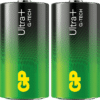 GP Ultra Plus Alkaline C-batteri 2-pack - Bild 2