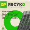 GP Recyko Speed M452 batteriladdare + 4st AA 2600mAh - Bild 3