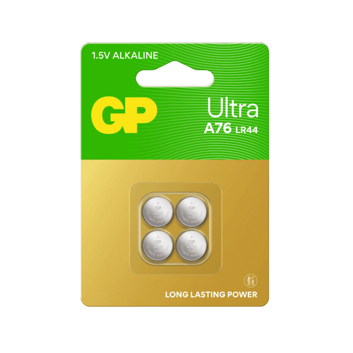 GP Ultra Alkaline knappcell A76, 4-pack