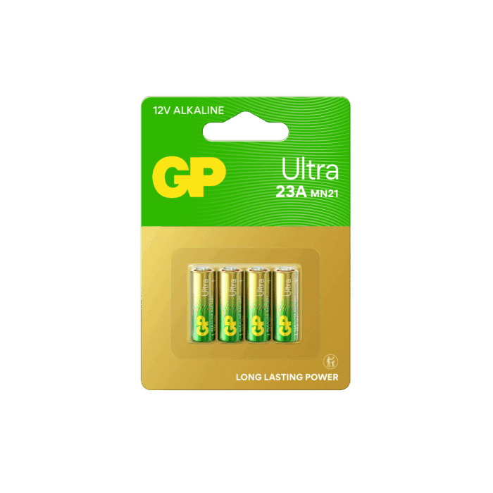 GP Ultra Alkaline batteri 12V, 23A, 4-pack