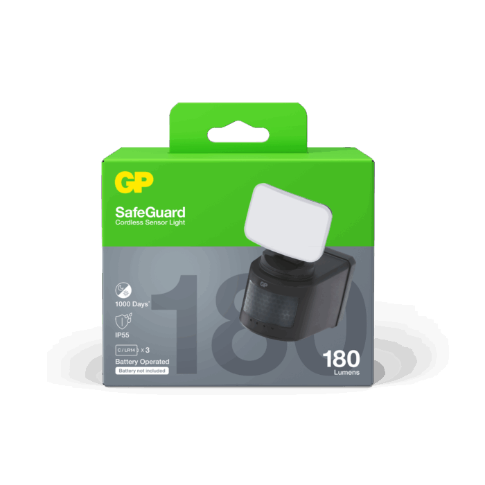 GP Safeguard RF1.1+, trådlös utomhusbelysning, LED