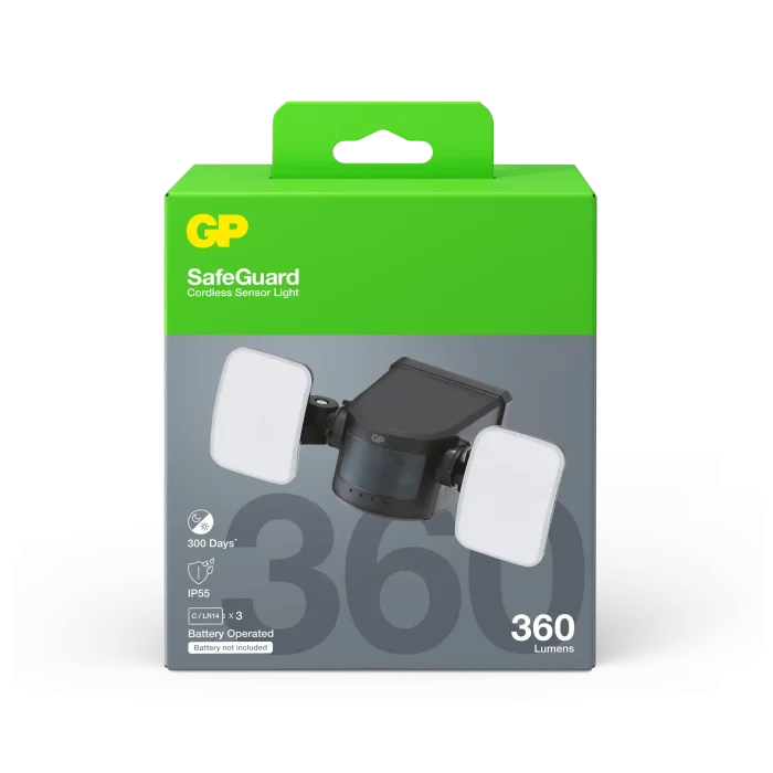 GP Safeguard RF2.1+, trådlös utomhusbelysning, LED